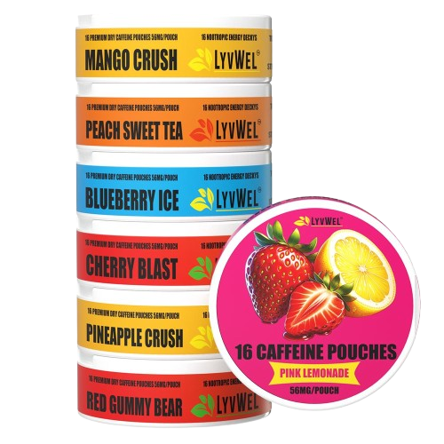 Lyvwel 56mg Caffeine Pouches