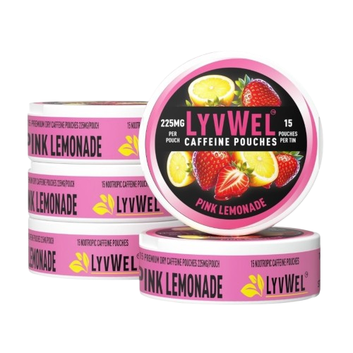 Lyvwel 225mg Caffeine Pouches