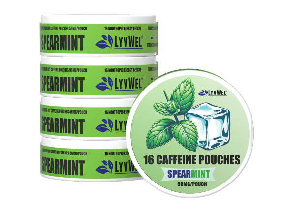 Lyvwel 56mg Caffeine Pouches