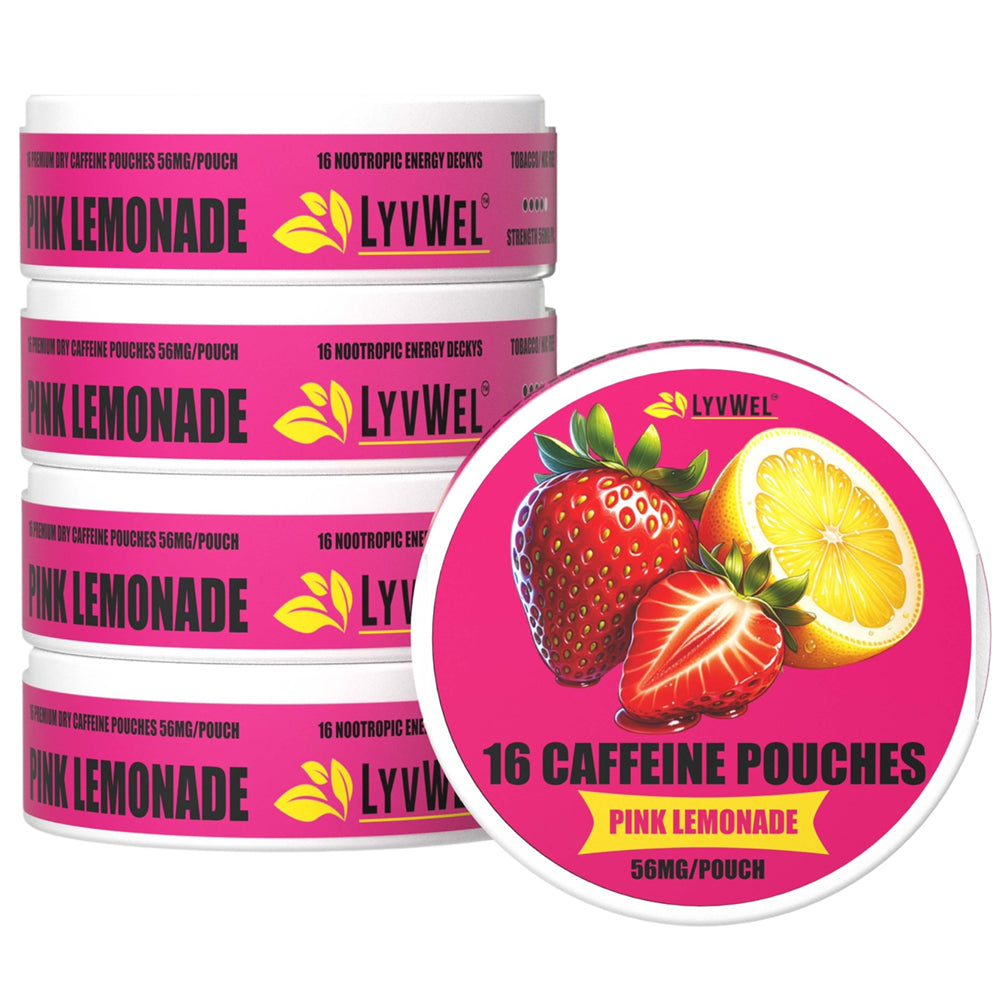 Lyvwel 56mg Caffeine Pouches